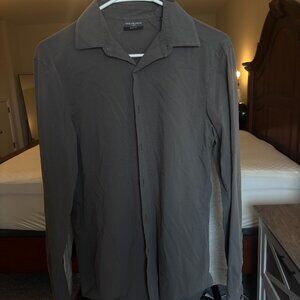 Van Heusen Men’s S Dark Gray Dress Shirt Like New